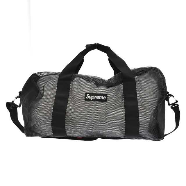 SUPREME シュプリーム 20SS Duffe Bag メッシュダッフルバッグ ブラック ボストンバッグ