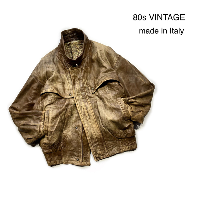 80's 90's vintage イタリア オーバーサイズ ナチュラルレザーいかが 80's 90's vintage イタリア オーバーサイズ ナチュラルレザーいかが