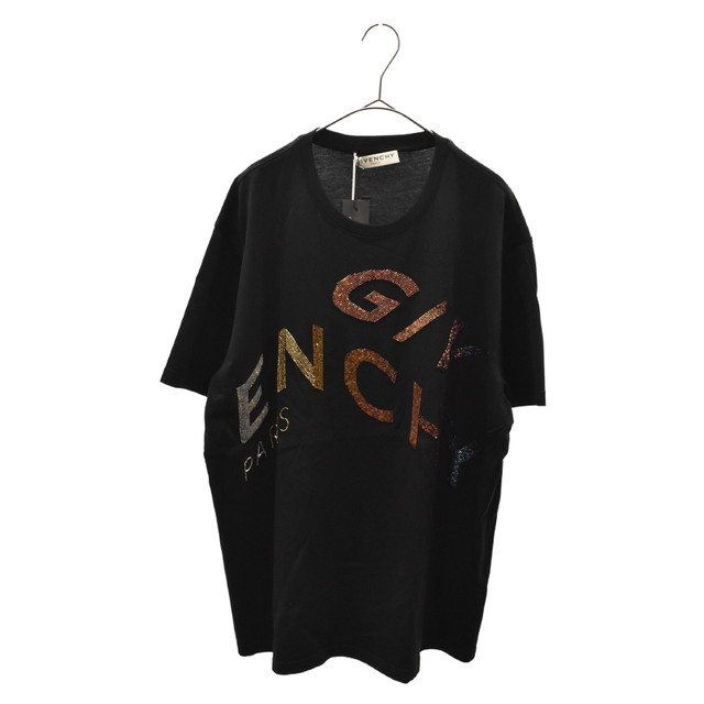 ランク GIVENCHY - GIVENCHY ジバンシィ スパンコールロゴ総柄クルー