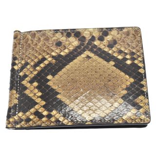 ポーター(PORTER)のPORTER ポーター ×WACKO MARIA PYTHON CLIP WALLET ワコマリア クリップウォレット ブラウン(折り財布)