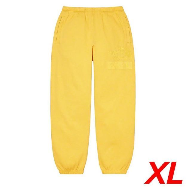 Supreme TNF Pigment  Sweatpant Yellow XL