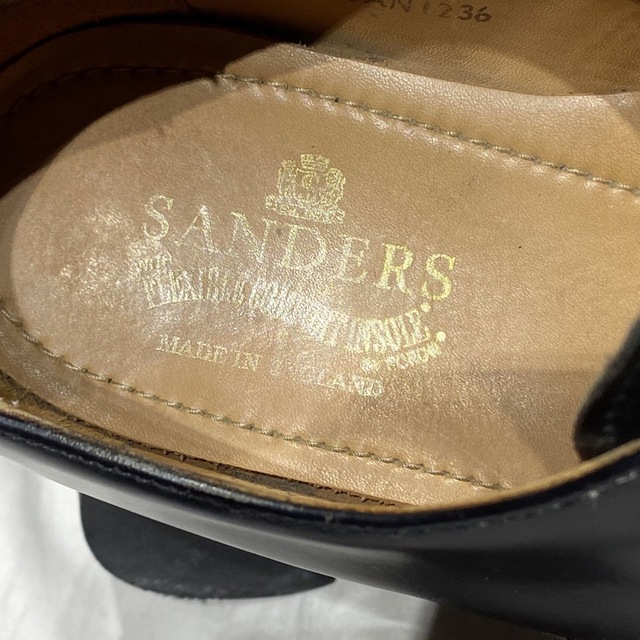 SANDERS(サンダース)のイギリス製サンダースSANDERS別注コンビレザーシューズ26.5cmUK8 メンズの靴/シューズ(ドレス/ビジネス)の商品写真