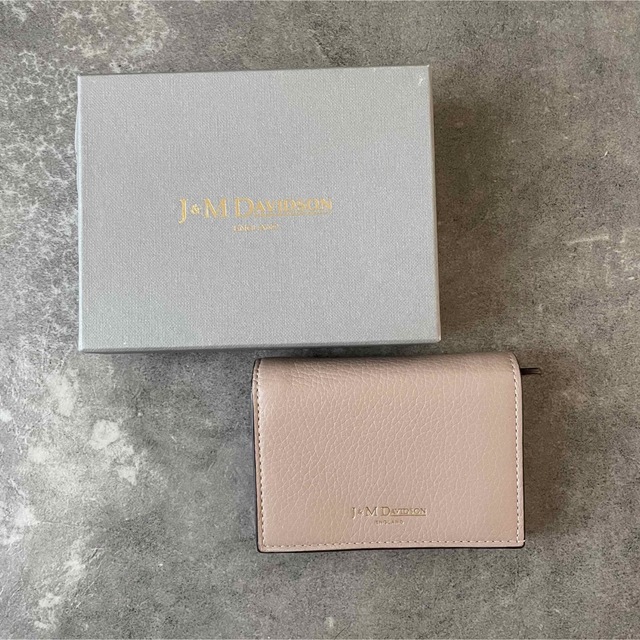 J&M DAVIDSON二つ折り財布 ベージュ 【ご予約品】 www.peopleofwalmart.com