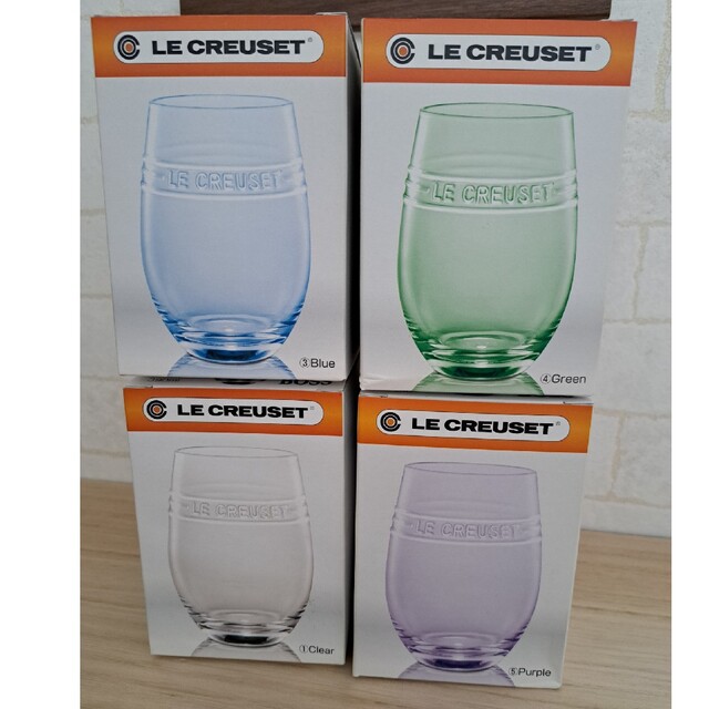 LE CREUSET(ルクルーゼ)のLE CREUSET　　ル・クルーゼ　オリジナルグラス×BOSS インテリア/住まい/日用品のキッチン/食器(容器)の商品写真