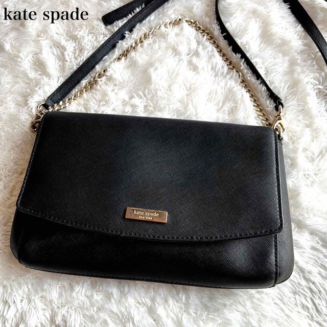 kate spade new york - ケイトスペード 3way ショルダーバッグ 黒 ロゴ ...