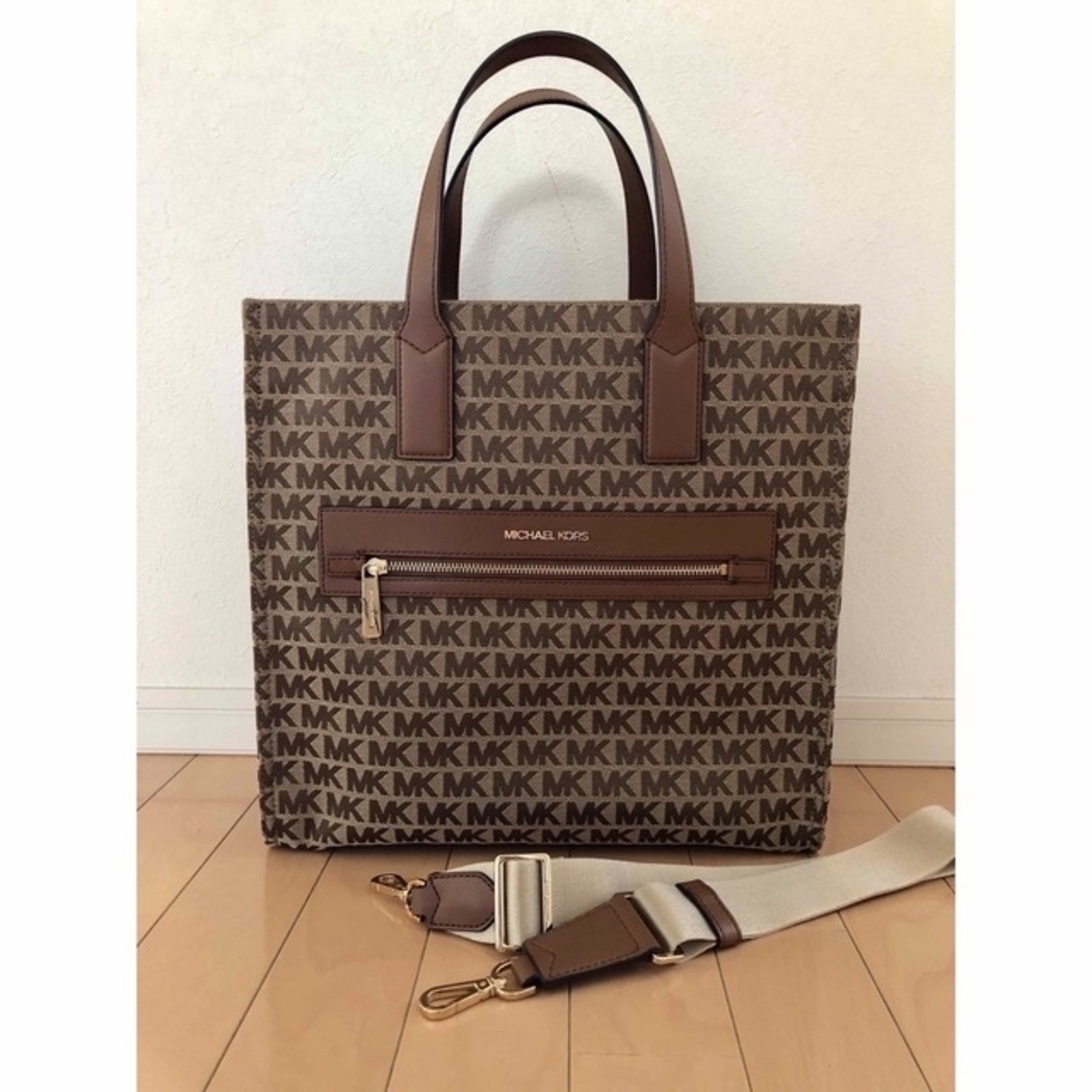 MICHEAL KORS ジャカード トート ラージ トートバッグ