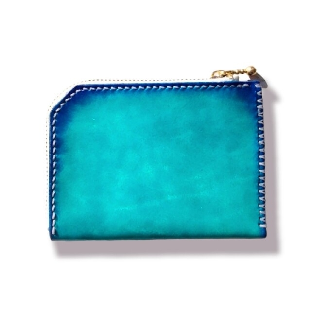 【再販】海色グラデーションミニウォレット メンズのファッション小物(折り財布)の商品写真