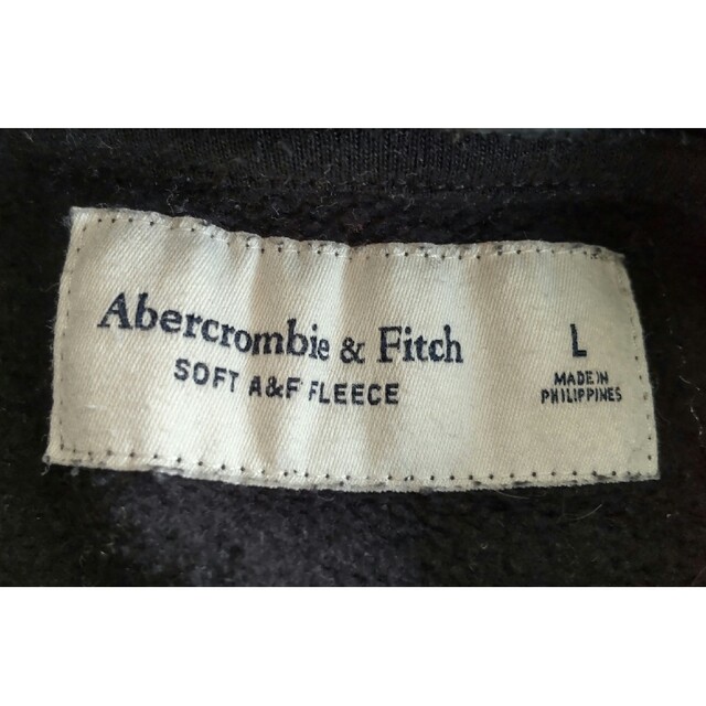 Abercrombie&Fitch(アバクロンビーアンドフィッチ)のアバクロ ロゴ フード付 トレーナー L メンズのトップス(パーカー)の商品写真