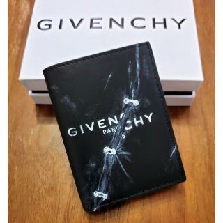 ジバンシィ(GIVENCHY)のジバンシー　新品　メンズ　コンパクトウォレット(ブラック二折)(折り財布)