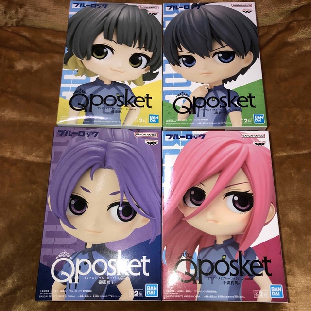 BANPRESTO(バンプレスト)の【ブルーロック】Qposket フィギュア4種セット エンタメ/ホビーのフィギュア(アニメ/ゲーム)の商品写真