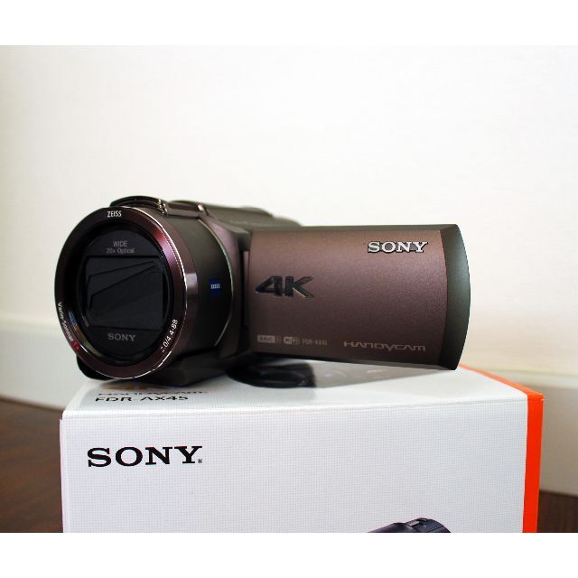 SONY FDR-AX45 4K ビデオカメラ完動品 - ビデオカメラ