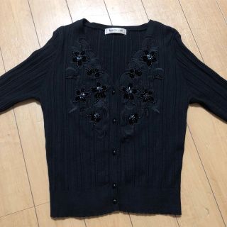 Apuweiser-riche - アプワイザーリッシェ モール刺繍カーディガンの ... おまとめ☆新品☆アプワイザーセットアップ&リランドチュールビーズ刺繍カーディガン