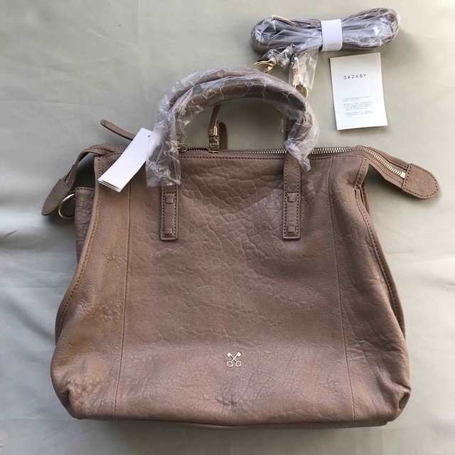 タグ付き 新品 SAZABY サザビー 2WAY 本革 ショルダーバッグ - www