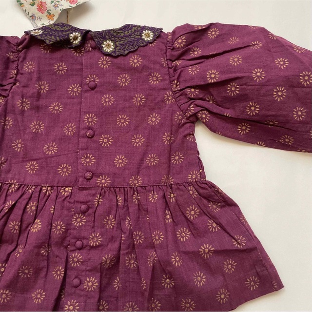 bonjour diary blouse 2y キッズ/ベビー/マタニティのキッズ服女の子用(90cm~)(ブラウス)の商品写真