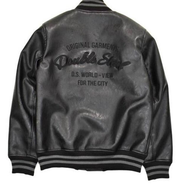 DOUBLE STEAL(ダブルスティール)のDOUBLE STEAL LEATHER STADIUM JACKET メンズのジャケット/アウター(スタジャン)の商品写真