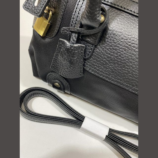 トフ&ロードストーン キー ナイロン レザー ミニバッグ ショルダーバッグ