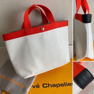 エルベシャプリエ(Herve Chapelier)の極美品　エルベシャプリエ　ブラン　サンギーヌ  704GP(トートバッグ)