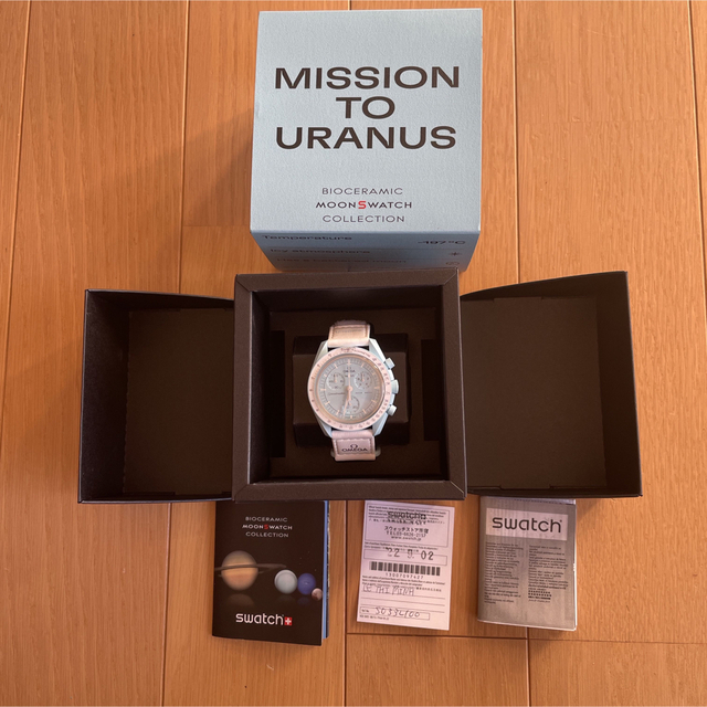 swatch(スウォッチ)のスウォッチ×オメガコラボ　MISSION TO URANUS 新品 メンズの時計(腕時計(アナログ))の商品写真