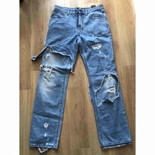 ラフシモンズ(RAF SIMONS)のRaf simons distressed jeans ami fog (デニム/ジーンズ)