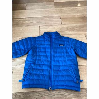 パタゴニア(patagonia)の値下げ　patagonia キッズ ダウンセーター ブルー 5T(ジャケット/上着)