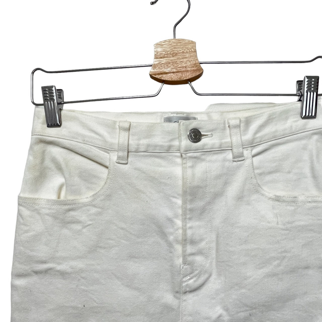 アパルトモン Lisiere white ホワイトデニム denim スカート