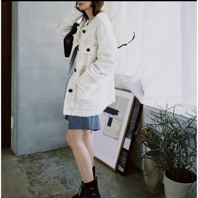 送関込 CLANE NO COLOR TWEED JACKET | www.tegdarco.com