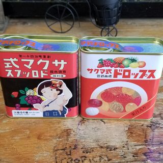 サクマドロップス2缶(菓子/デザート)