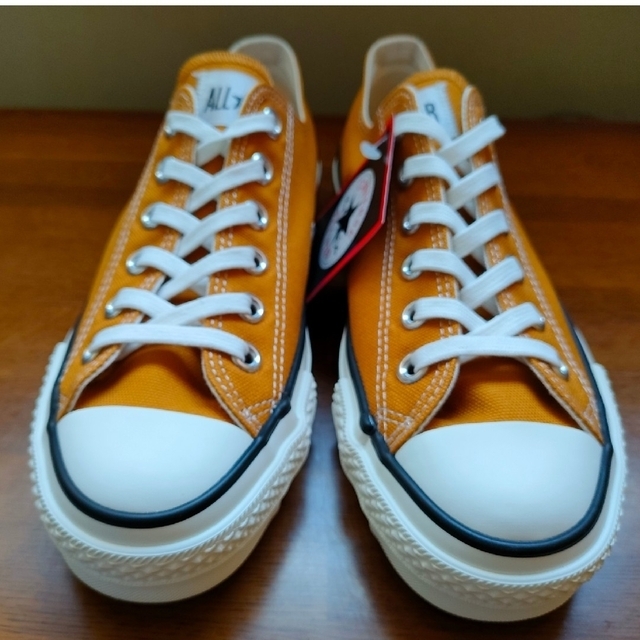 CONVERSE(コンバース)の★【新品未使用】コンバース キャンバスオールスターＪ ＯＸマスタード24.5cm レディースの靴/シューズ(スニーカー)の商品写真