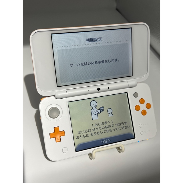 Newニンテンドー2DS LL ホワイト×オレンジ 本体 商品の状態 オンライン