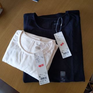 ユニクロ(UNIQLO)の新品未使用品☆ユニクロU☆ヒートテック2枚セット(アンダーシャツ/防寒インナー)