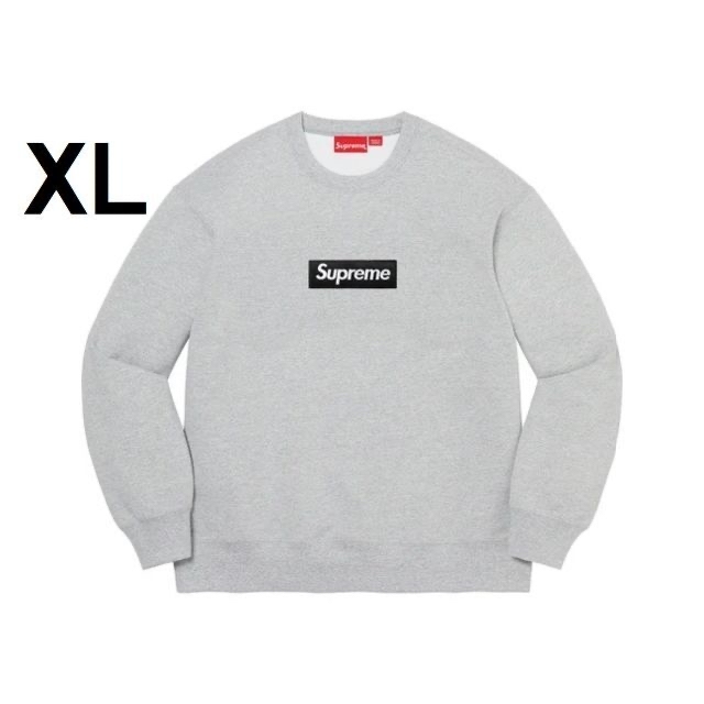 Supreme Box Logo Crewneck H.Grey