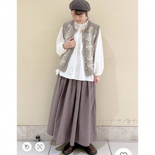 TSUHARU by Samansa Mos2 - 新品タグ付き♪ペルーニットモチーフ柄