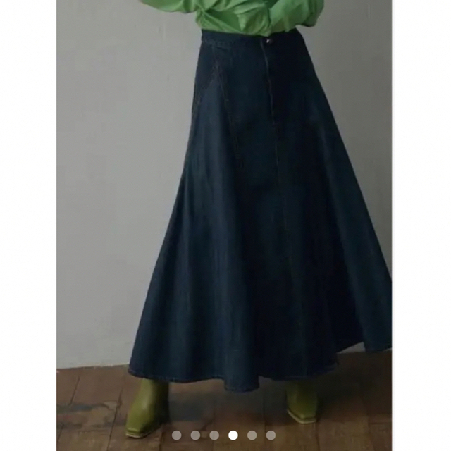 Ameri VINTAGE(アメリヴィンテージ)のAMERI×JAPAN DEINM デニムスカート レディースのスカート(ロングスカート)の商品写真