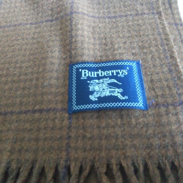 BURBERRY(バーバリー)のバーバリー ひざ掛け★大判★ストール★ホースロゴBurberrys レディースのファッション小物(マフラー/ショール)の商品写真