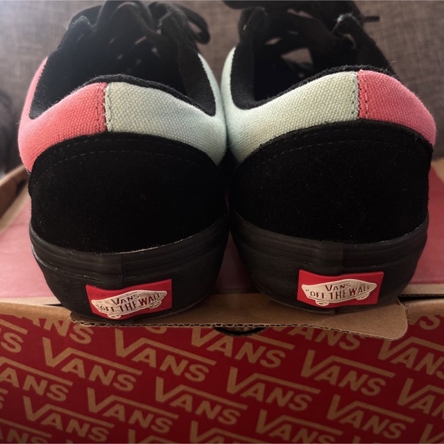 希少 VANS Old Skool AS ピンク ブルー ブラック - スニーカー