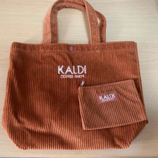 カルディ(KALDI)の KALDI カルディ コーデュロイ トートバッグ(トートバッグ)