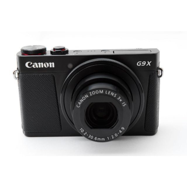 Canon(キヤノン)のCanon PowerShot G9X ブラック【ほぼ新品】 スマホ/家電/カメラのカメラ(コンパクトデジタルカメラ)の商品写真