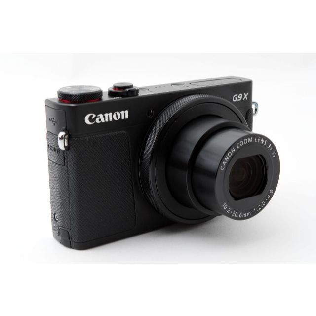 Canon(キヤノン)のCanon PowerShot G9X ブラック【ほぼ新品】 スマホ/家電/カメラのカメラ(コンパクトデジタルカメラ)の商品写真