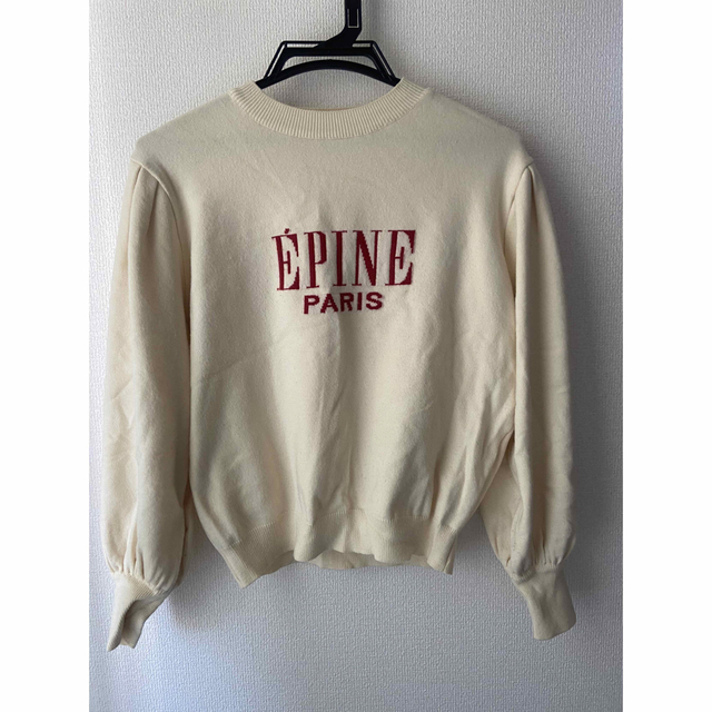 épine(エピヌ)のÉPINE logo arm volume knit レディースのトップス(ニット/セーター)の商品写真