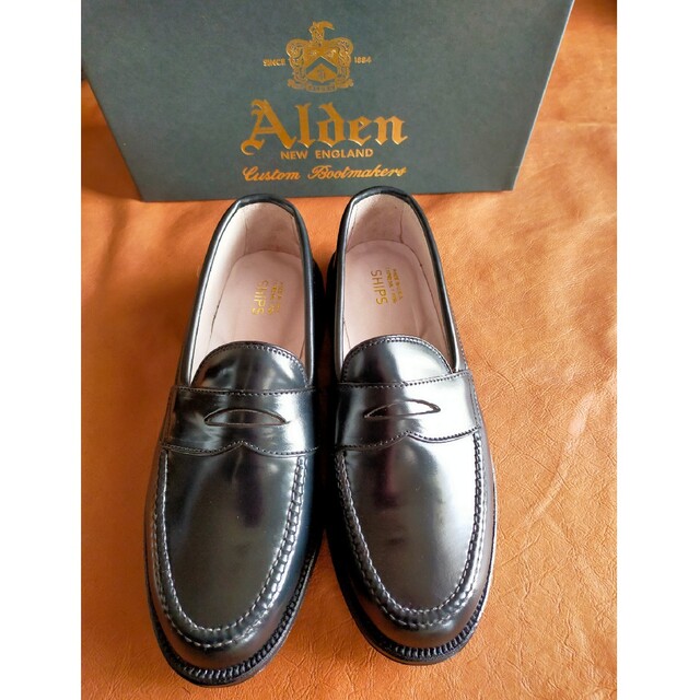 Alden　ブラックコードバン　ローファー　Size8.0