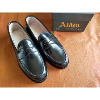 Alden - Alden ブラックコードバン ローファー Size8.0の通販 by ...