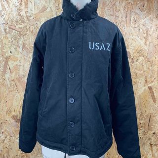 アズールバイマウジー(AZUL by moussy)のFairbanks 142 AZUL  ブルゾン　ジャケット ブラック　黒 L(ブルゾン)