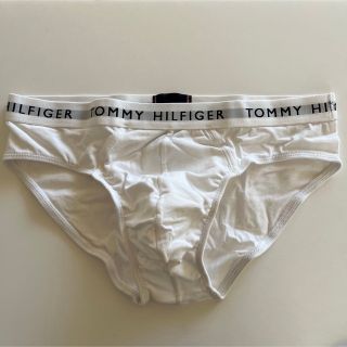 トミーヒルフィガー(TOMMY HILFIGER)のトミーヒルフィガー　メンズビキニ　M ホワイト　白ブリーフ　メンズインナーウエア(その他)