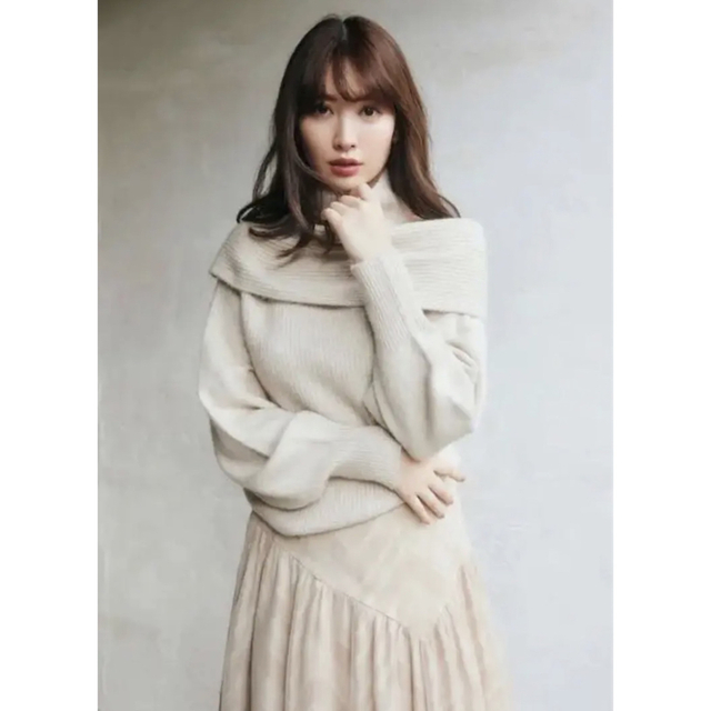Her lip to(ハーリップトゥ)のherlipto♡Multi-Way Wool-Blend Sweater レディースのトップス(ニット/セーター)の商品写真