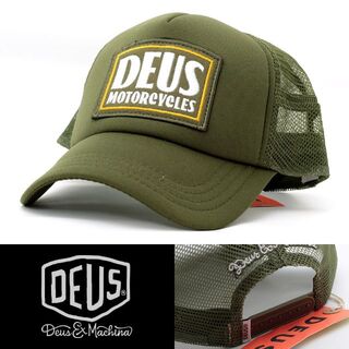 デウスエクスマキナ(Deus ex Machina)のメッシュキャップ 帽子 デウス エクス マキナ 緑 DMP2271541-OLV(キャップ)
