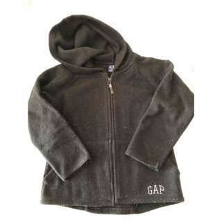 ギャップ(GAP)のGAP kids Sサイズ　中古黒フリース上着(ジャケット/上着)