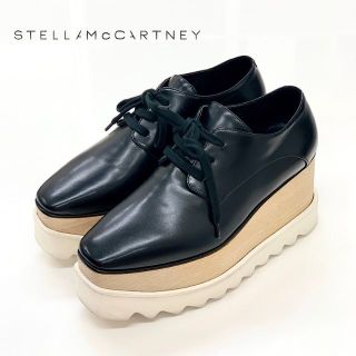 ステラマッカートニー(Stella McCartney)の4420 ステラマッカートニー エリス レザー 厚底 シューズ ブラック(スニーカー)