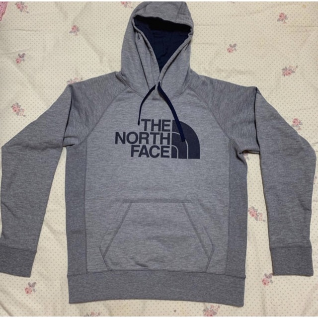 ザノースフェイス THE NORTH FACE パーカー S 紺 グレー