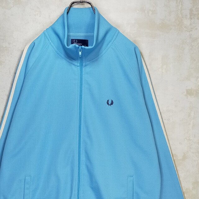 FRED PERRY フレッドペリー トリコットトラックジャケット　濃紺