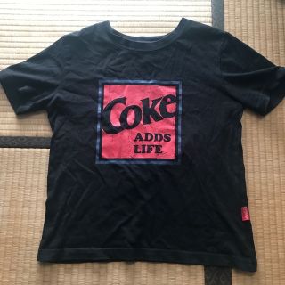 コカコーラ(コカ・コーラ)のコカコーラTシャツ　レディースS(Tシャツ/カットソー(半袖/袖なし))